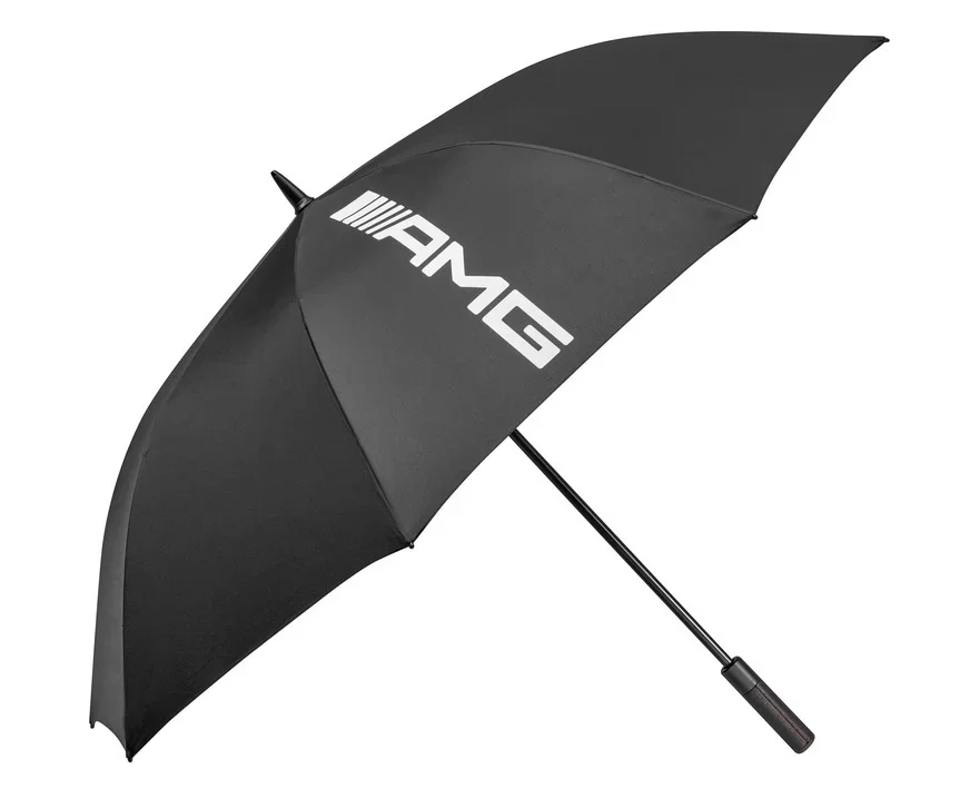 B66959275 MERCEDES Зонт-трость Mercedes-AMG Stick Umbrella, Black/White/Red (фото 1)