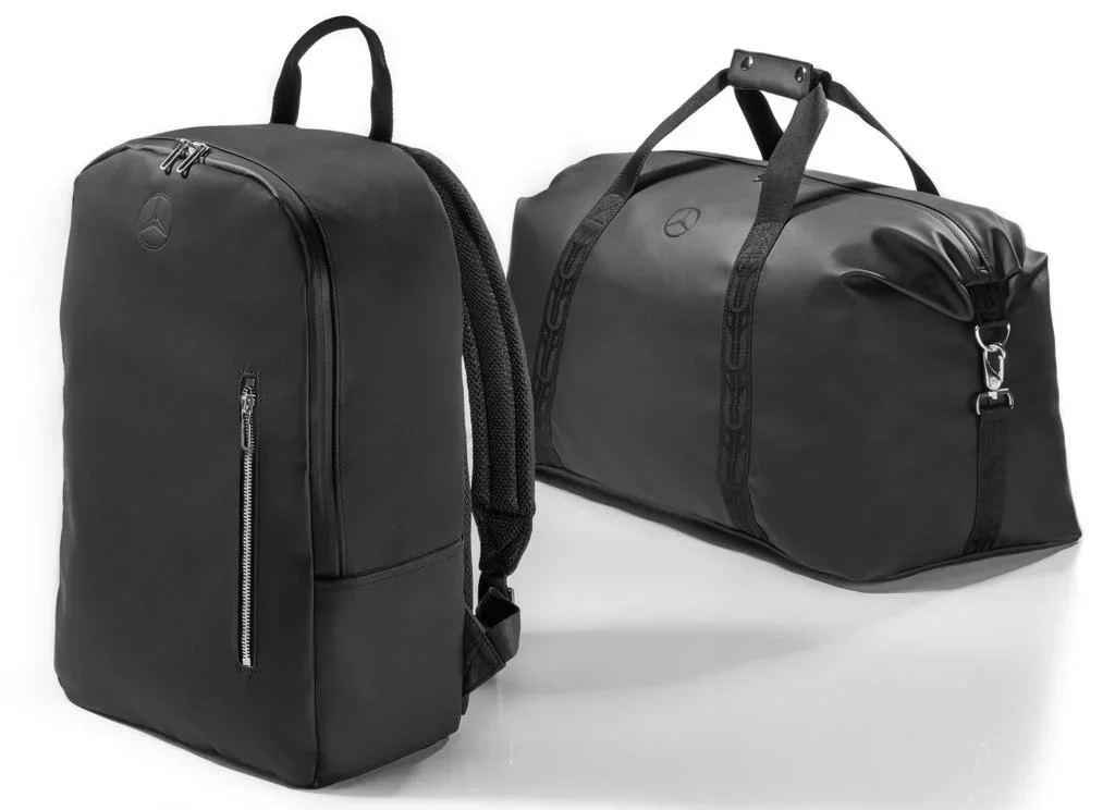 B66955032 MERCEDES Непромокаемый рюкзак унисекс Mercedes Rucksack, Water-repellent, Black (фото 2)