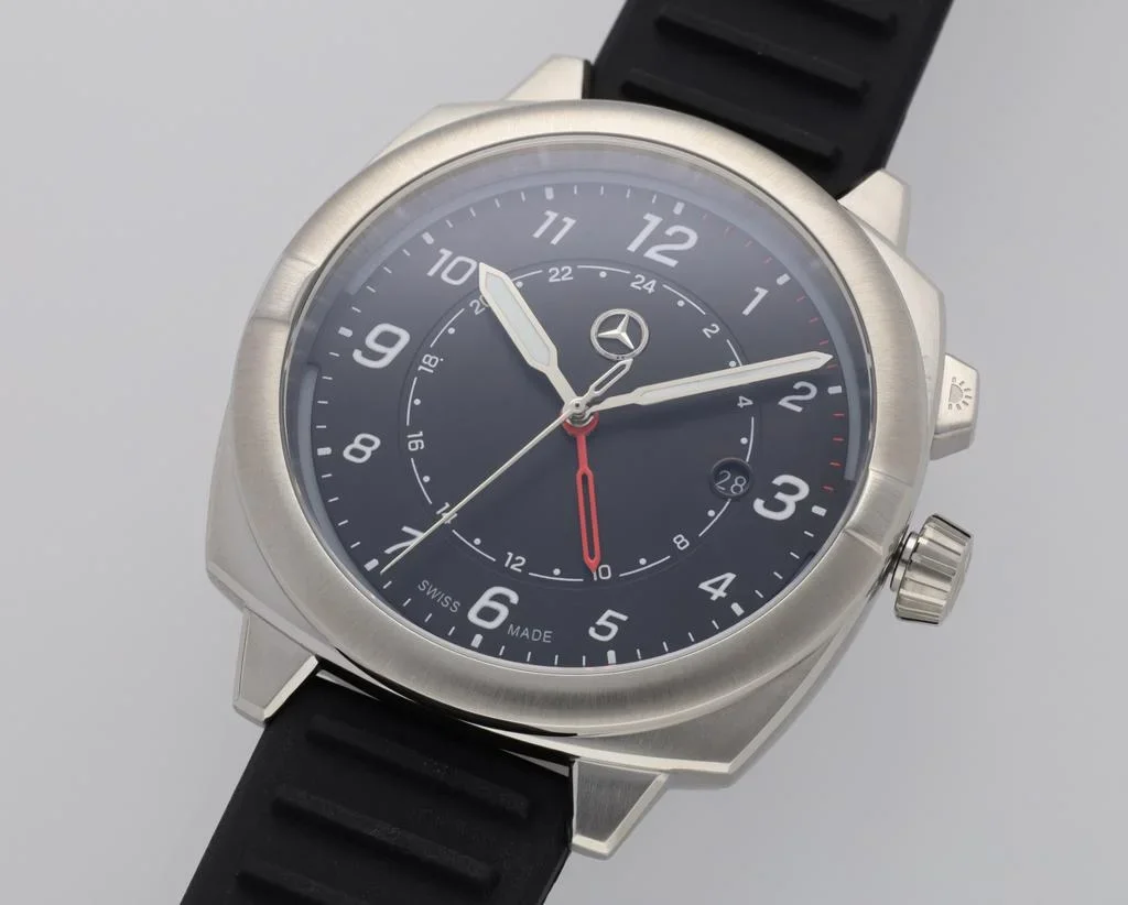 B66959459 MERCEDES Мужские наручные часы Mercedes-Benz Men’s Watch, G-Class, black/silver/red (фото 2)