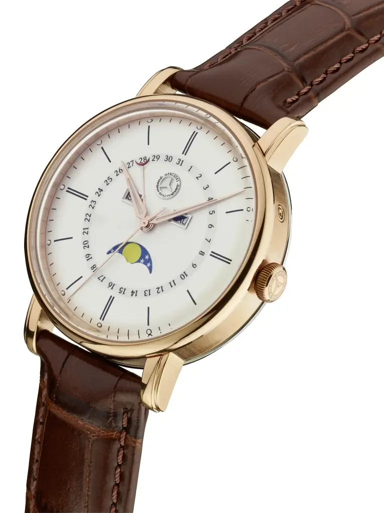 B66041623 MERCEDES Мужские наручные часы Mercedes-Benz Men’s Watch, Classic Gold, Pink Gold / Brown (фото 2)