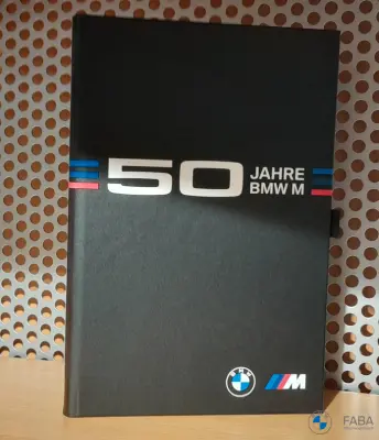 FT9920221147 BMW Юбилейный блокнот BMW 50 Years of BMW M, Black (фото 3)