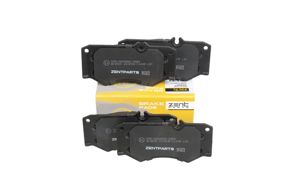 Z07375 Zentparts Комплект тормозных колодок, дисковый тормоз (фото 4)