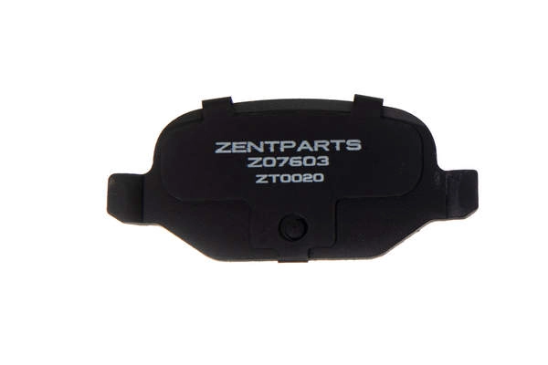 Z07603 Zentparts Комплект тормозных колодок, дисковый тормоз (фото 2)