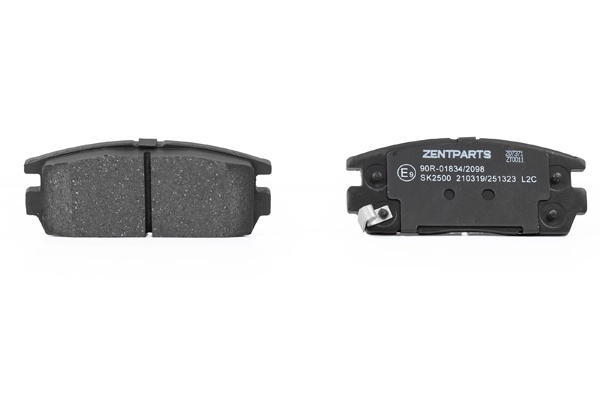 Z07371 Zentparts Комплект тормозных колодок, дисковый тормоз (фото 2)