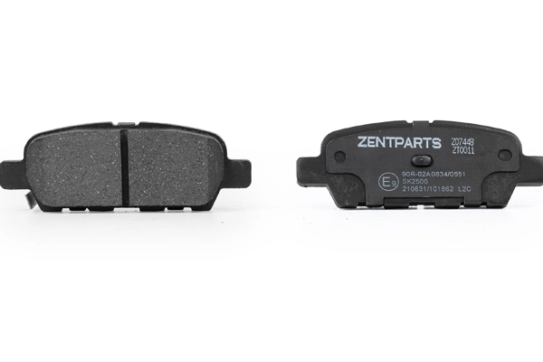 Z07448 Zentparts Комплект тормозных колодок, дисковый тормоз (фото 2)