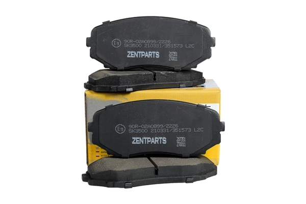 Z07351 Zentparts Комплект тормозных колодок, дисковый тормоз (фото 3)