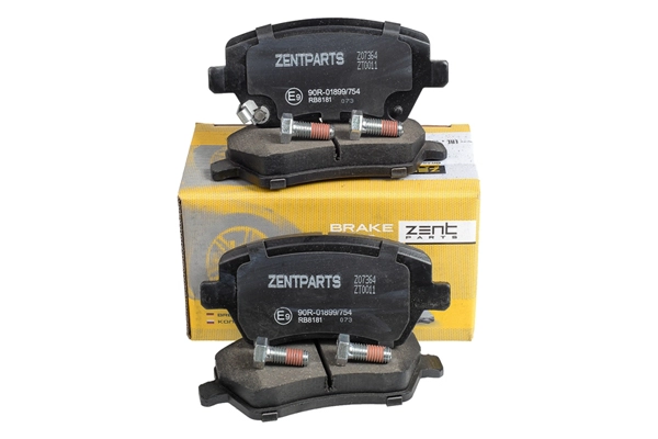 Z07364 Zentparts Комплект тормозных колодок, дисковый тормоз (фото 3)