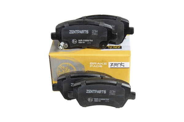 Z07364 Zentparts Комплект тормозных колодок, дисковый тормоз (фото 5)