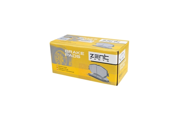 Z07381 Zentparts Комплект тормозных колодок, дисковый тормоз (фото 2)