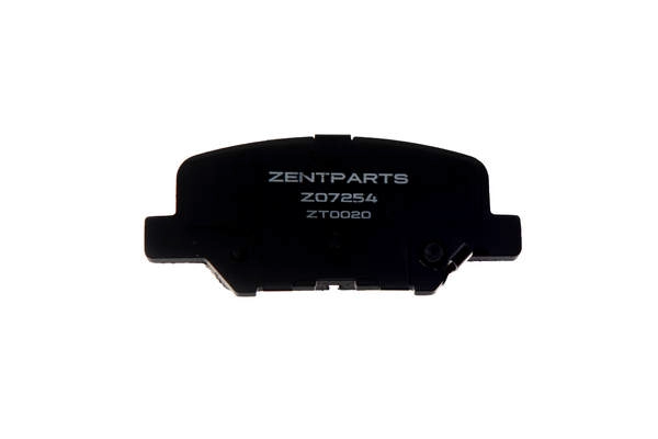 Z07254 Zentparts Комплект тормозных колодок, дисковый тормоз (фото 2)