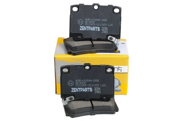 Z07291 Zentparts Комплект тормозных колодок, дисковый тормоз (фото 3)