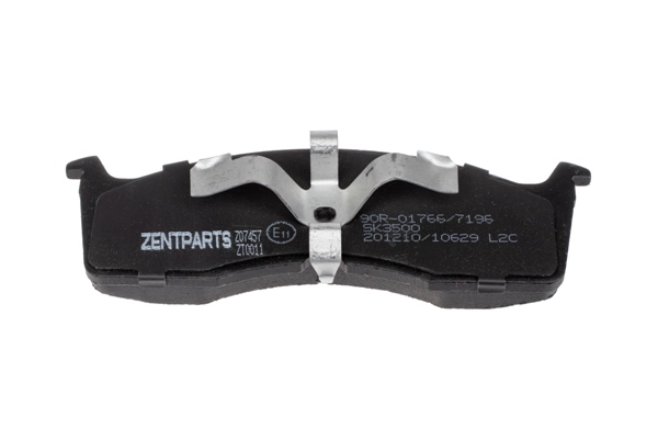 Z07457 Zentparts Комплект тормозных колодок, дисковый тормоз (фото 4)