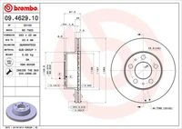 09.4629.10 BREMBO Тормозной диск (фото 3)