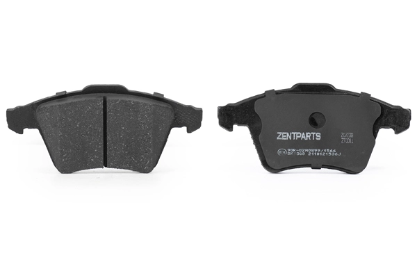 Z07288 Zentparts Комплект тормозных колодок, дисковый тормоз (фото 2)