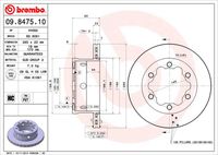 09.8475.10 BREMBO Тормозной диск (фото 3)