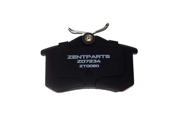 Z07234 Zentparts Комплект тормозных колодок, дисковый тормоз (фото 2)