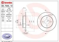 08.7355.10 BREMBO Тормозной диск (фото 3)