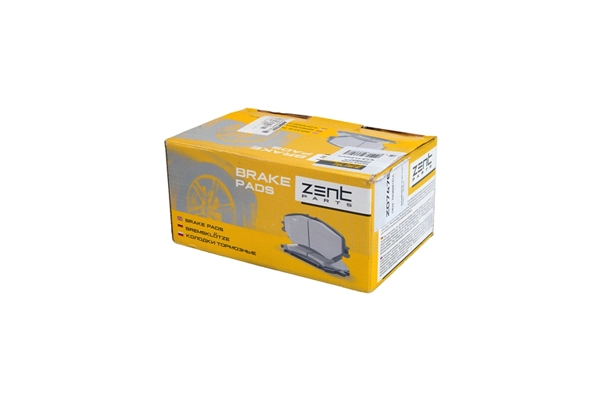 Z07476 Zentparts Комплект тормозных колодок, дисковый тормоз (фото 2)