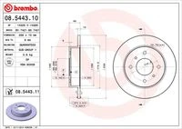 08.5443.10 BREMBO Тормозной диск (фото 3)