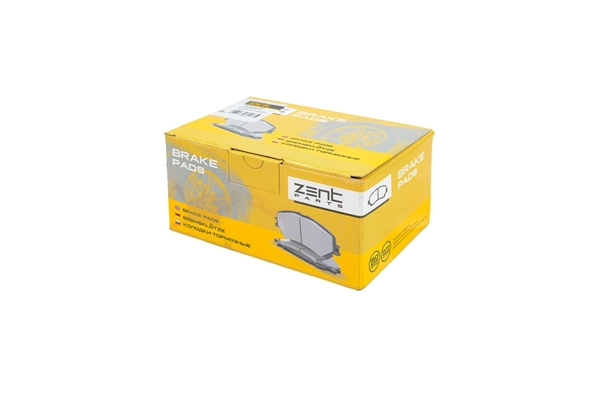 Z07426 Zentparts Комплект тормозных колодок, дисковый тормоз (фото 2)
