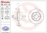 08.4177.10 BREMBO Тормозной диск (фото 3)