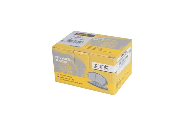 Z07258 Zentparts Комплект тормозных колодок, дисковый тормоз (фото 2)