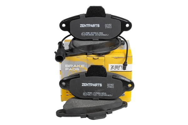 Z07452 Zentparts Комплект тормозных колодок, дисковый тормоз (фото 3)