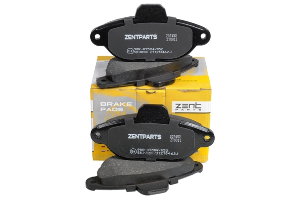 Z07452 Zentparts Комплект тормозных колодок, дисковый тормоз (фото 4)