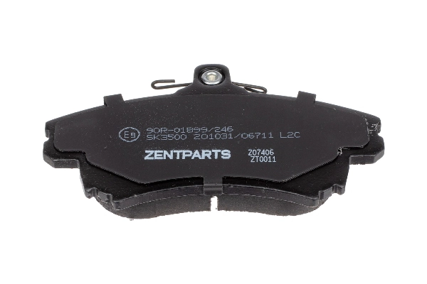 Z07406 Zentparts Комплект тормозных колодок, дисковый тормоз (фото 4)