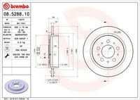 08.5288.10 BREMBO Тормозной диск (фото 3)