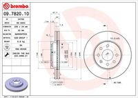 09.7820.10 BREMBO Тормозной диск (фото 3)