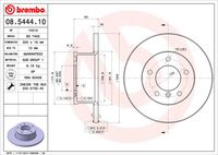 08.5444.10 BREMBO Тормозной диск (фото 3)