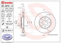 09.5870.14 BREMBO Тормозной диск (фото 3)