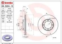 09.5004.10 BREMBO Тормозной диск (фото 3)