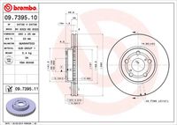 09.7395.10 BREMBO Тормозной диск (фото 3)