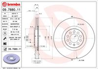 09.7880.11 BREMBO Тормозной диск (фото 3)