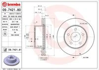 09.7421.80 BREMBO Тормозной диск (фото 3)