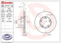 09.7117.10 BREMBO Тормозной диск (фото 3)