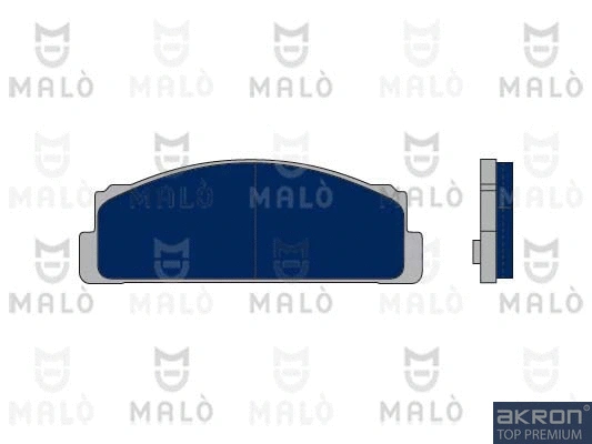 1050059 AKRON-MALÒ Комплект тормозных колодок, дисковый тормоз (фото 1)