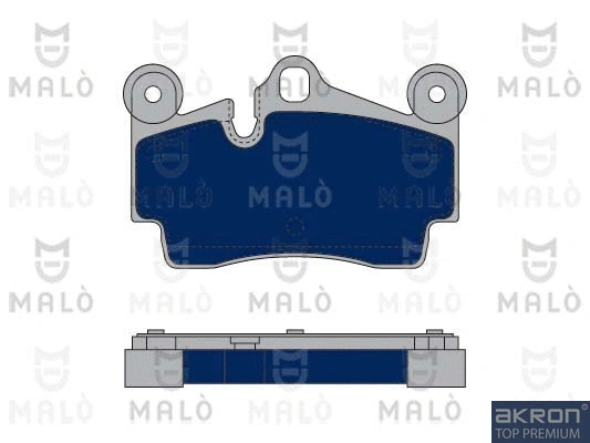 1050093 AKRON-MALÒ Комплект тормозных колодок, дисковый тормоз (фото 1)