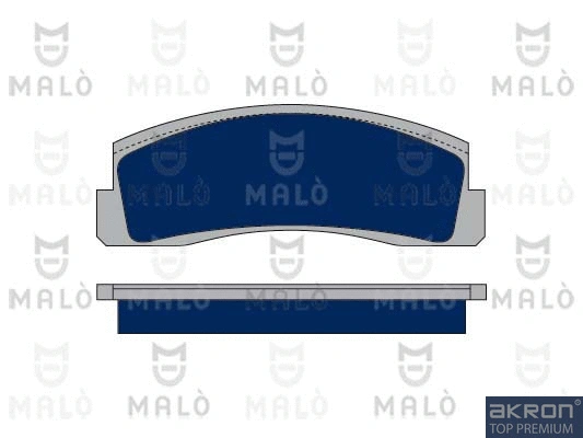 1050176 AKRON-MALÒ Комплект тормозных колодок, дисковый тормоз (фото 1)