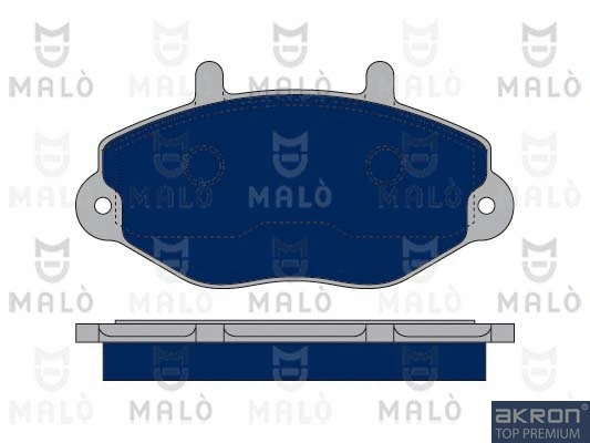 1050209 AKRON-MALÒ Комплект тормозных колодок, дисковый тормоз (фото 1)