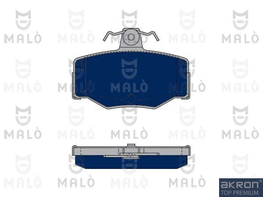 1050289 AKRON-MALÒ Комплект тормозных колодок, дисковый тормоз (фото 1)