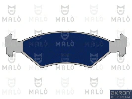 1050517 AKRON-MALÒ Комплект тормозных колодок, дисковый тормоз (фото 1)