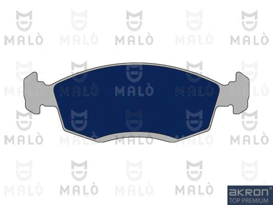 1050522 AKRON-MALÒ Комплект тормозных колодок, дисковый тормоз (фото 1)