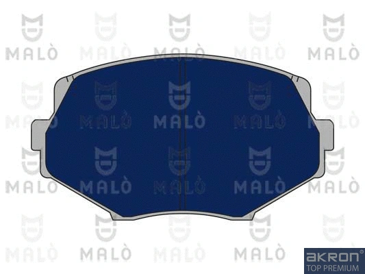 1050587 AKRON-MALÒ Комплект тормозных колодок, дисковый тормоз (фото 1)