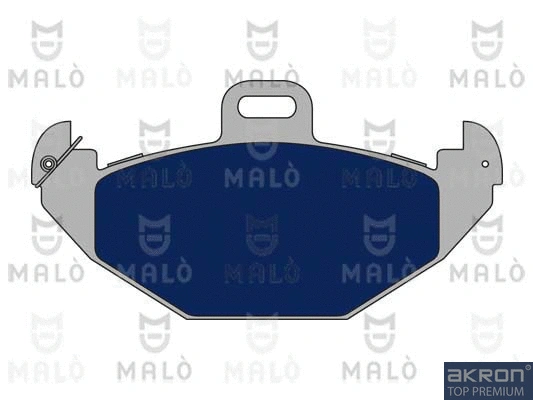 1050674 AKRON-MALÒ Комплект тормозных колодок, дисковый тормоз (фото 1)