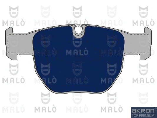 1050691 AKRON-MALÒ Комплект тормозных колодок, дисковый тормоз (фото 1)