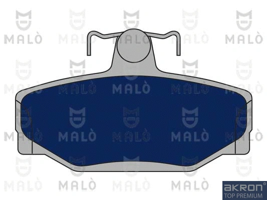 1050797 AKRON-MALÒ Комплект тормозных колодок, дисковый тормоз (фото 1)