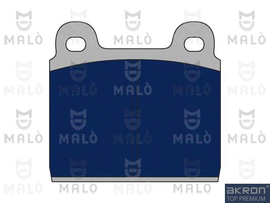 1050841 AKRON-MALÒ Комплект тормозных колодок, дисковый тормоз (фото 1)